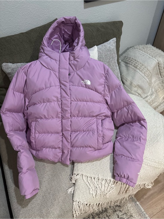 The North Face Jackets & Blazers - The North Face Women's Lavender Puff Jacket with Hood